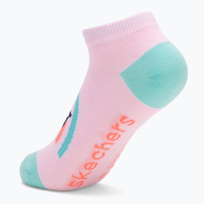 Șosete pentru copii SKECHERS Non Terry Low Cut 6 par coral 8