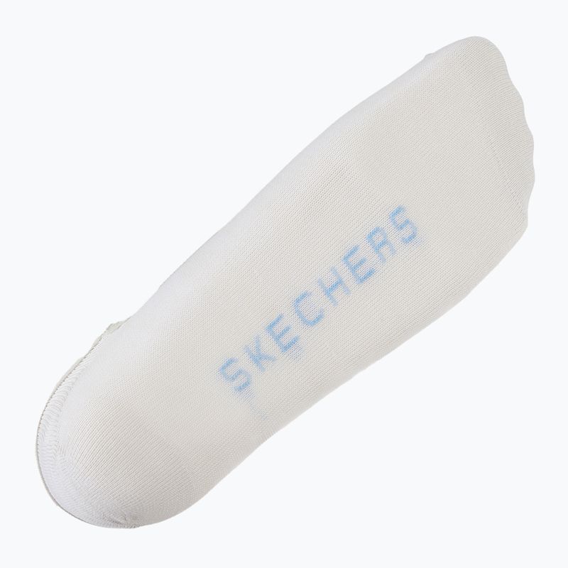 Șosete pentru femei SKECHERS Non Terry No Show Liner 3 pary blue/green 7