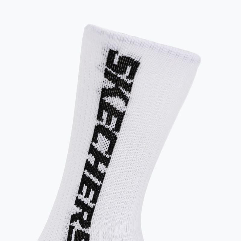 Șosete SKECHERS Terry Crew 1/2 3 pack grey/black 4