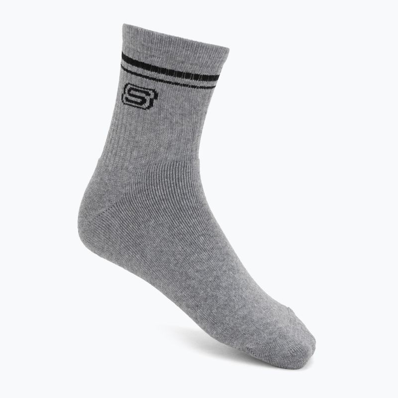 Șosete SKECHERS Full Terry Low Crew grey/green 3