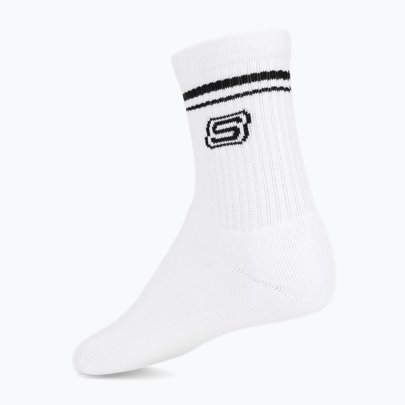 Șosete SKECHERS Full Terry Low Crew white traditional 2