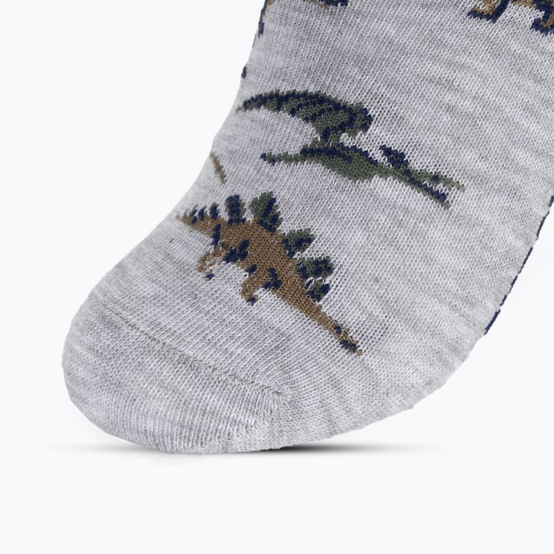 Șosete pentru copii SKECHERS 1/2 Terry Low Cut 6 perechi olive 4