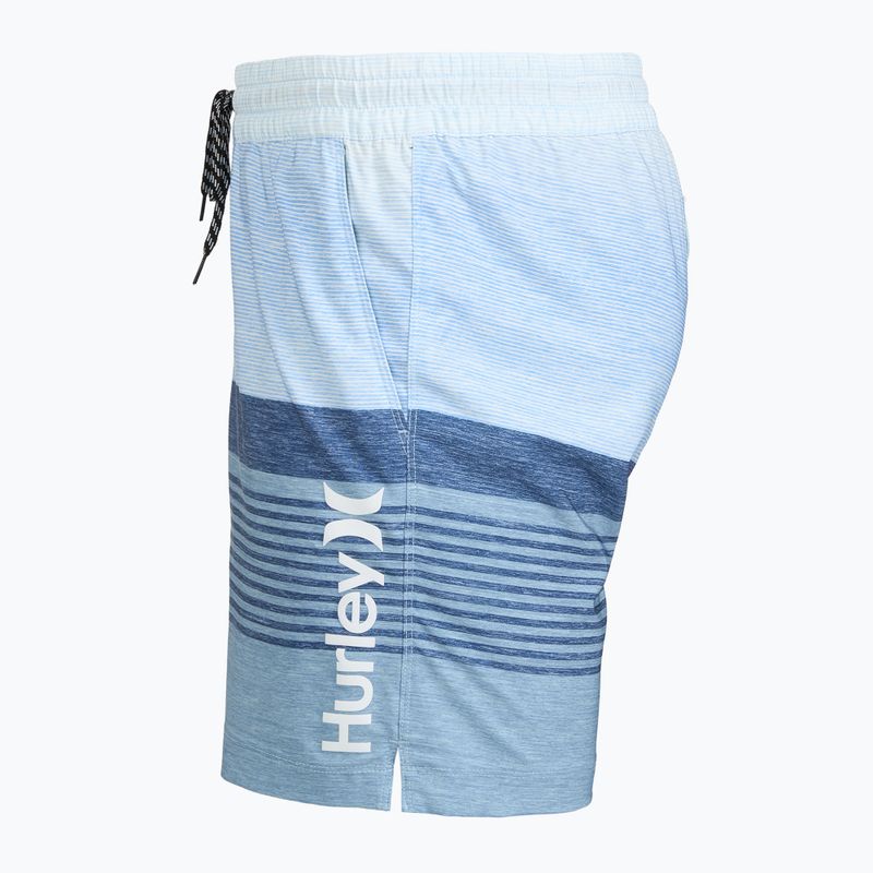 Pantaloni scurți de baie pentru bărbați Hurley Epic Ombre Volley Swim Short blue/white 3