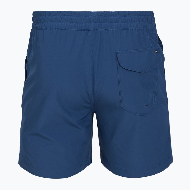 Pantaloni scurți de baie pentru bărbați Hurley Crossover Volley Swim Short blue/black 2