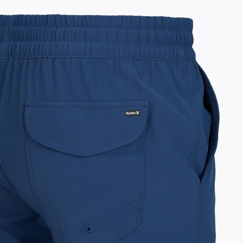 Pantaloni scurți de baie pentru bărbați Hurley Crossover Volley Swim Short blue/black 4
