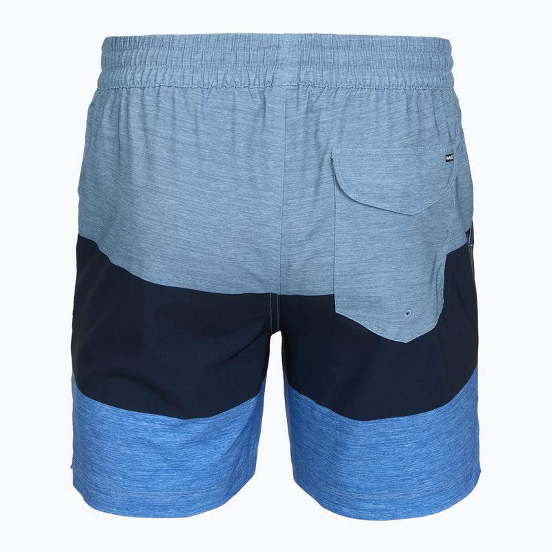 Pantaloni scurți de baie pentru bărbați Hurley Color Blocked Volley Swim Short Baby Blue 2
