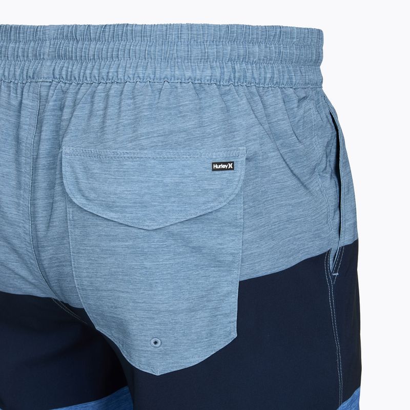 Pantaloni scurți de baie pentru bărbați Hurley Color Blocked Volley Swim Short Baby Blue 4