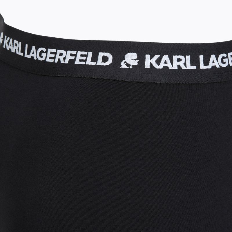 Boxeri pentru bărbați KARL LAGERFELD Logo Trunk 7 perechi black 4
