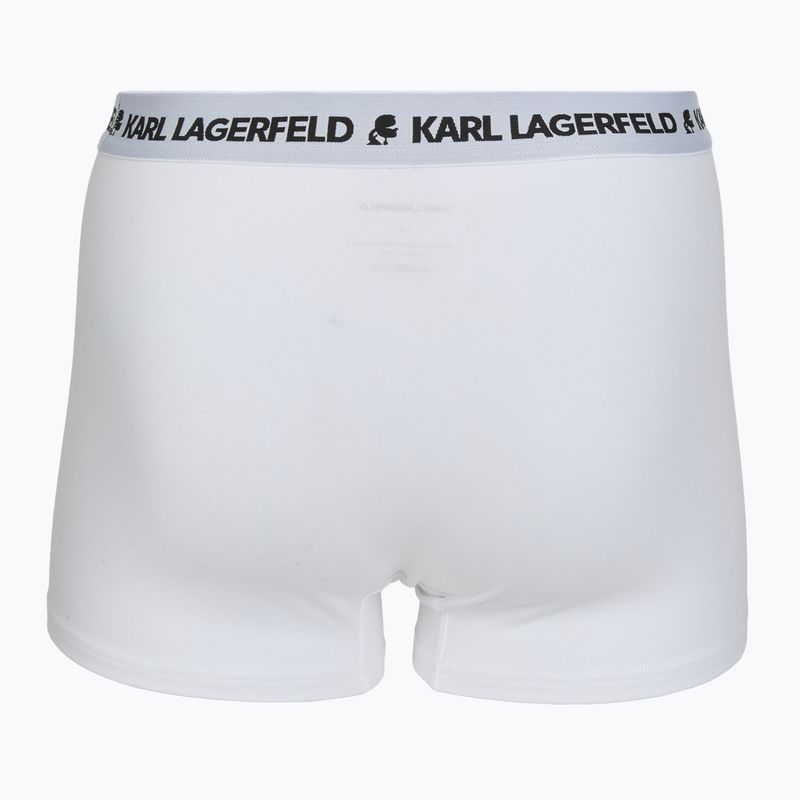 Boxeri pentru bărbați KARL LAGERFELD Logo Trunk 3 perechi multicolor 5