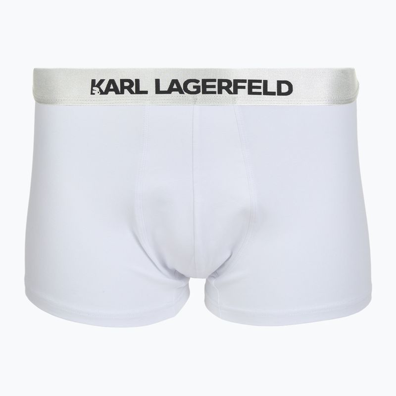 Boxeri pentru bărbați KARL LAGERFELD Elastic Trunk 3 perechi black/white/grey 2
