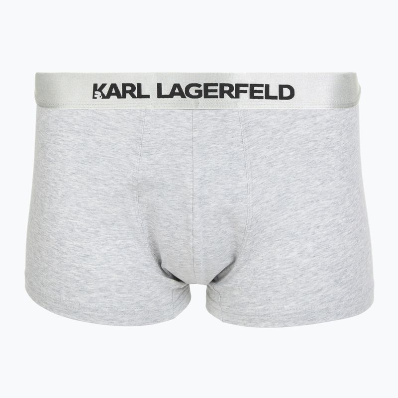 Boxeri pentru bărbați KARL LAGERFELD Elastic Trunk 3 perechi black/white/grey 3