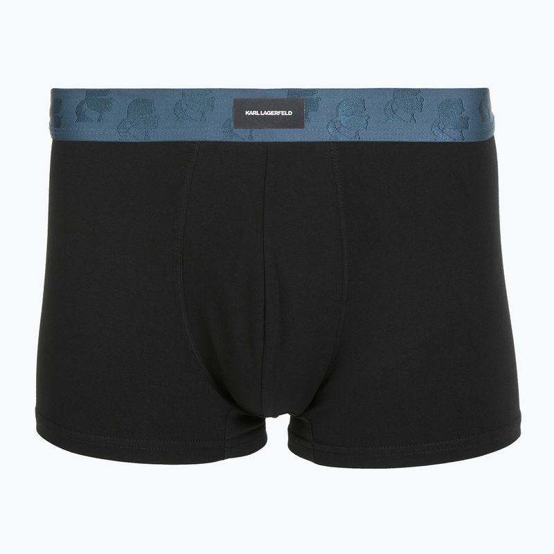 Boxeri pentru bărbați KARL LAGERFELD Kameo Logo Trunk 7 perechi midnight/clear sky/olive 4
