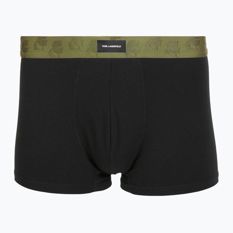 Boxeri pentru bărbați KARL LAGERFELD Kameo Logo Trunk 3 perechi midnight/clear sky/olive 4
