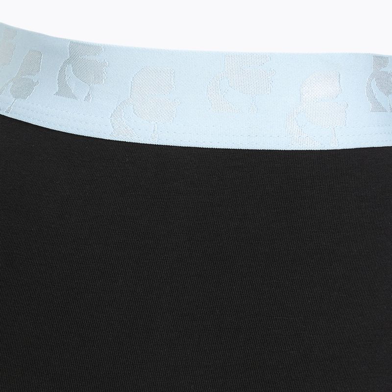 Boxeri pentru bărbați KARL LAGERFELD Kameo Logo Trunk 3 perechi midnight/clear sky/olive 6