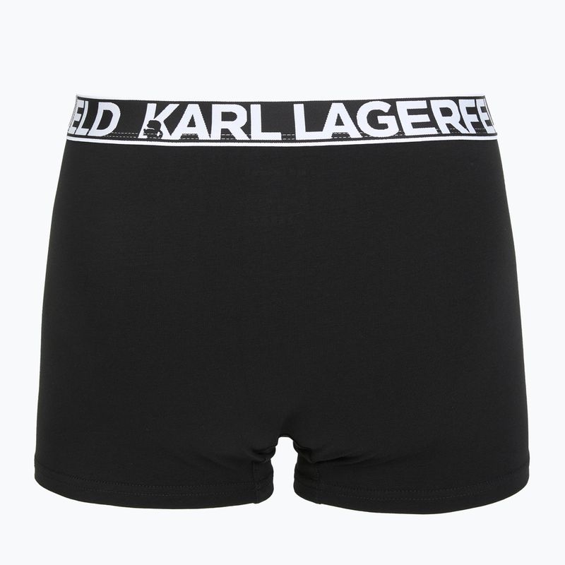 Boxeri pentru bărbați KARL LAGERFELD Bold Elastic Trunk 3 perechi black 3