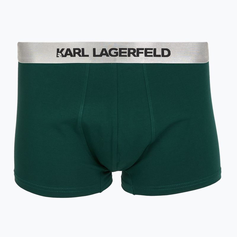 Boxeri pentru bărbați KARL LAGERFELD Elastic Trunk 3 perechi dark sea/black/blue 3