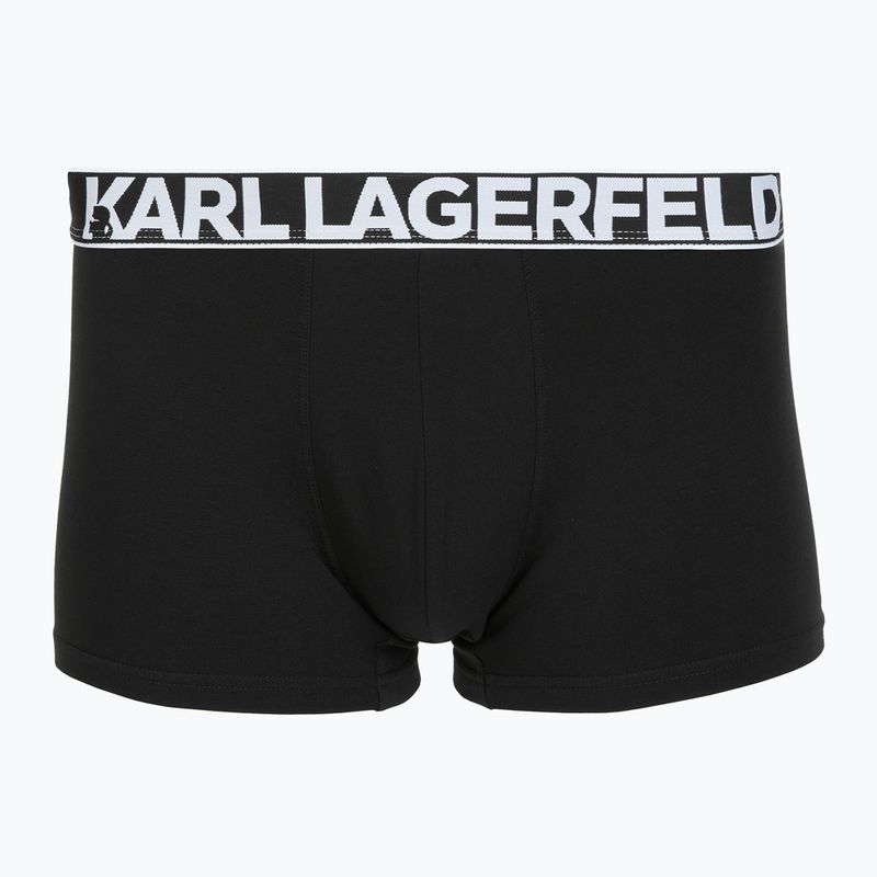 Boxeri pentru bărbați KARL LAGERFELD Bold Elastic Trunk 3 perechi windsor/black/ash 4
