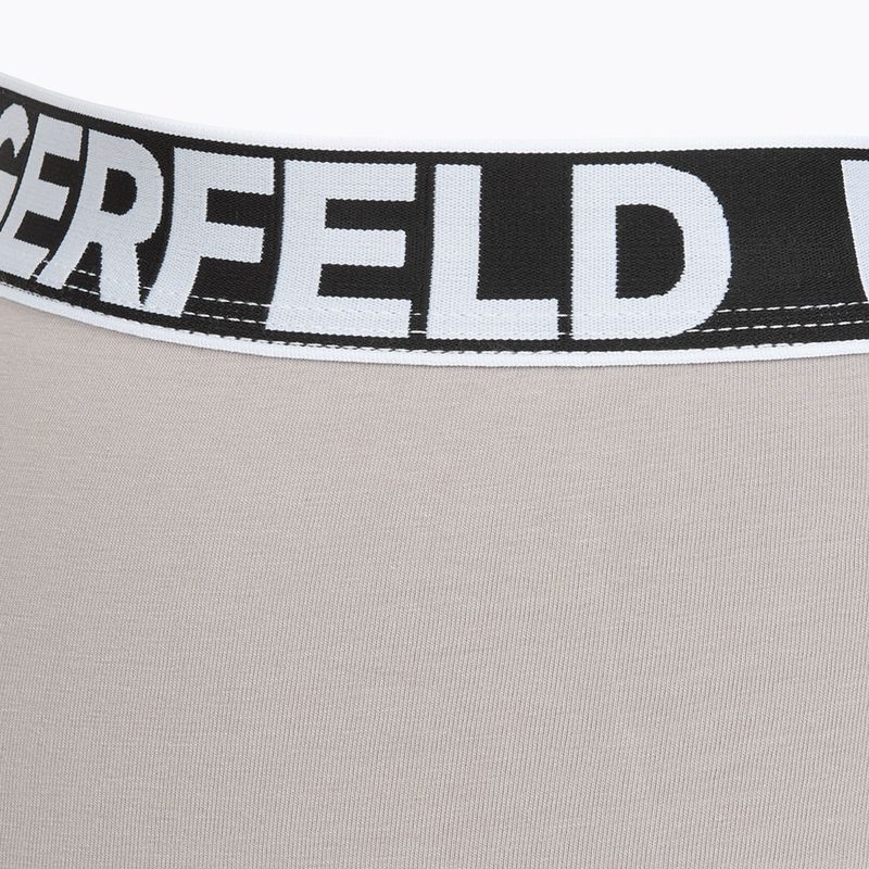 Boxeri pentru bărbați KARL LAGERFELD Bold Elastic Trunk 3 perechi windsor/black/ash 6