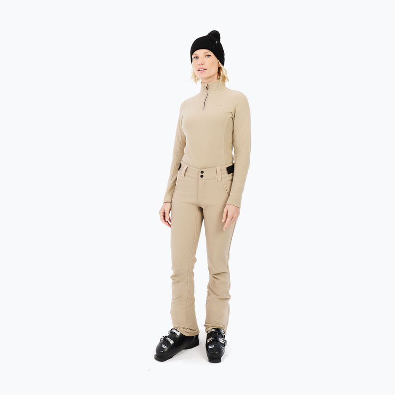 Bluză pentru femei Protest PRTRemutez 1/4 Zip Active bamboobeige 2
