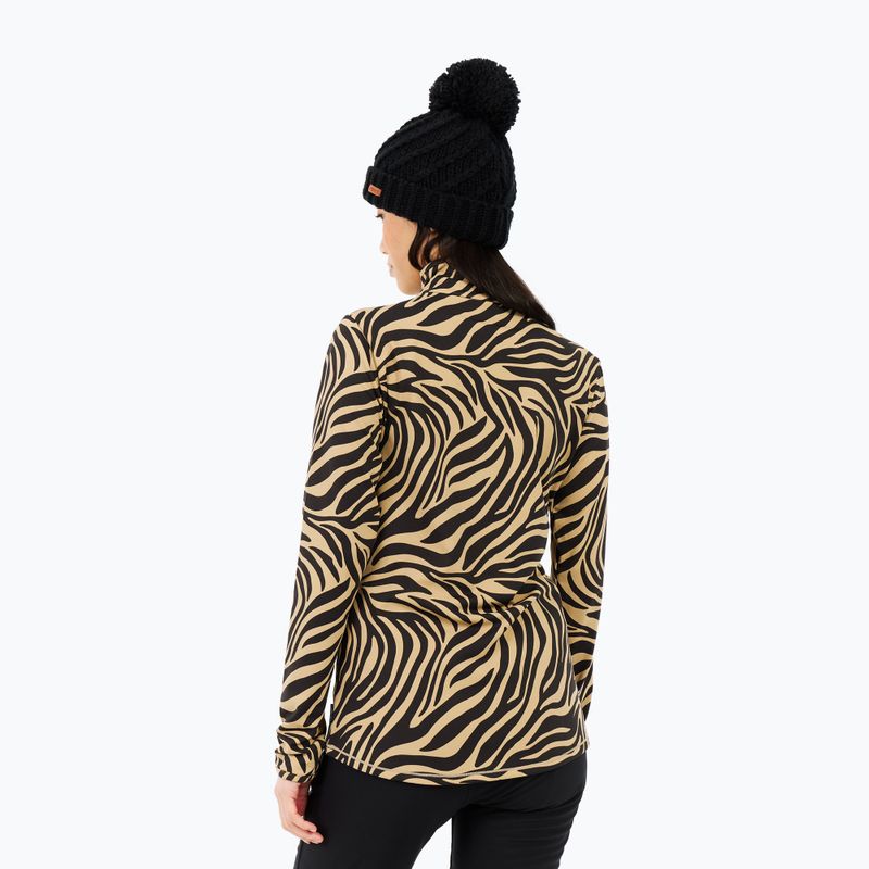 Bluză pentru femei Protest PRTEsher 1/4 Zip Active bamboobeige 3