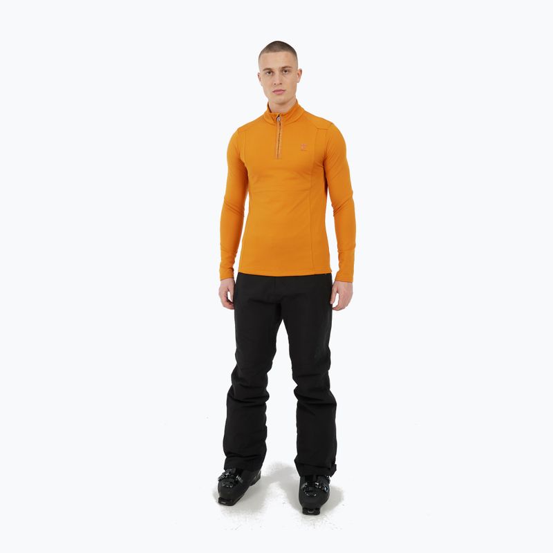 Bluză pentru bărbați Protest Rewill 1/4 Zip Active caramel yellow 2