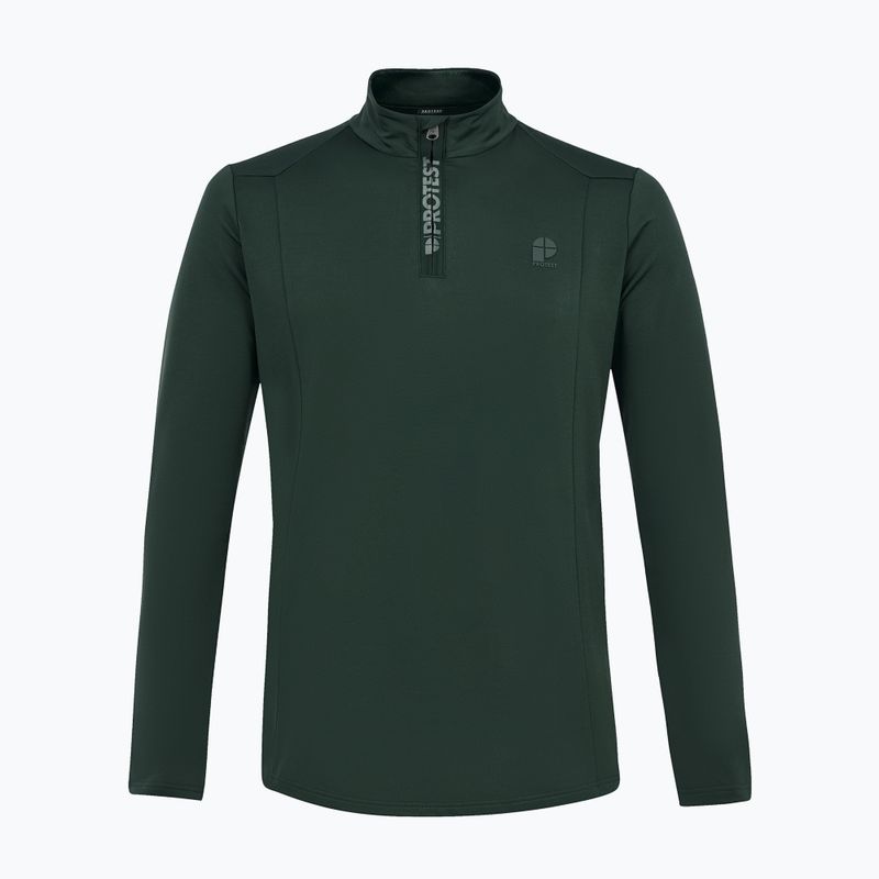 Bluză pentru bărbați Protest Rewill 1/4 Zip Active kale green 6