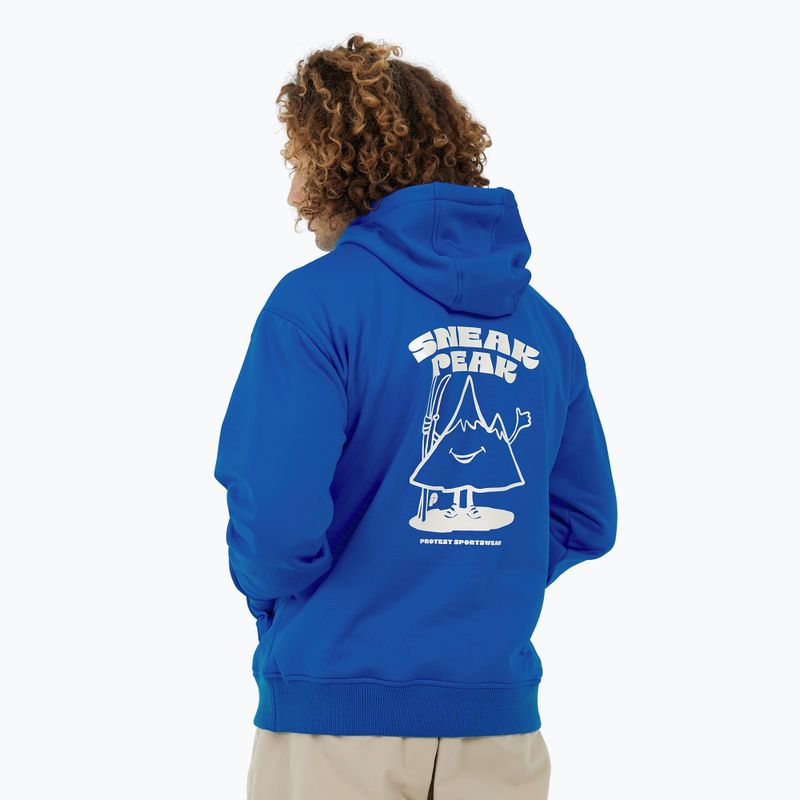 Bluză de snowboard pentru bărbați Protest PRTIvo Outdoor Hoodie vibrant blue 4