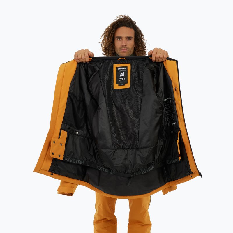 Geacă de snowboard pentru bărbați Protest PRTTimothy caramel yellow 8