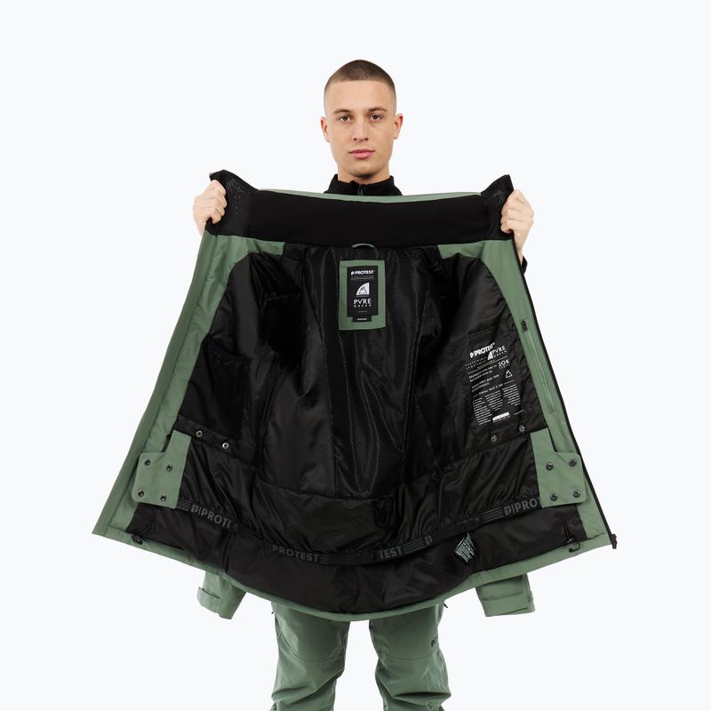 Geacă de snowboard pentru bărbați Protest PRTTimothy aspen green 8