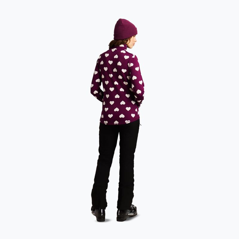 Bluză fleece pentru femei Protest PRTSwana 1/4 Zip Active current purple 3