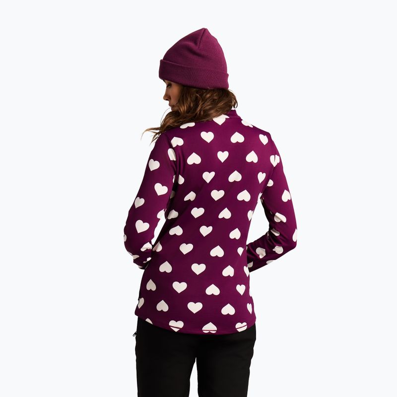 Bluză fleece pentru femei Protest PRTSwana 1/4 Zip Active current purple 4