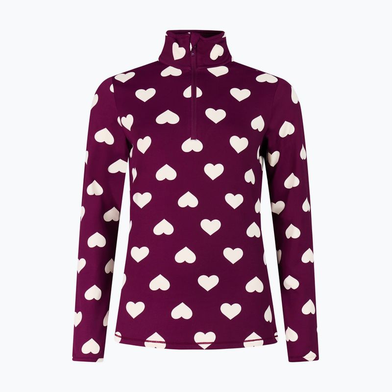 Bluză fleece pentru femei Protest PRTSwana 1/4 Zip Active current purple 6