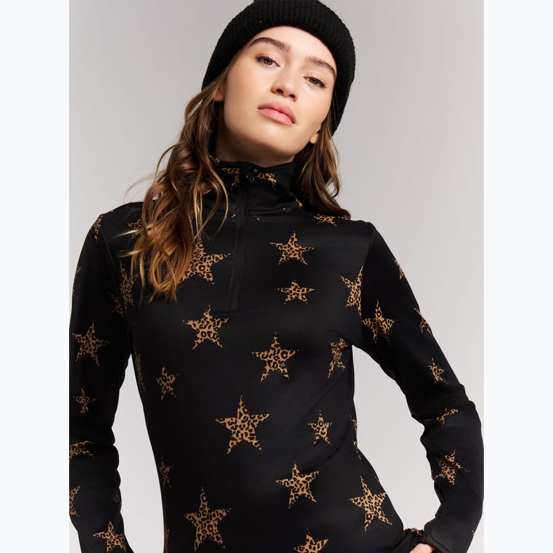 Bluză fleece pentru femei Protest PRTSwana 1/4 Zip Active fudgecamel 4