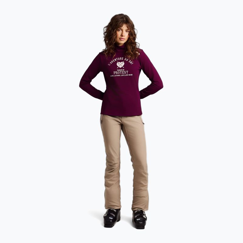 Longsleeve pentru femei Protest PRTHolker Active current purple 2