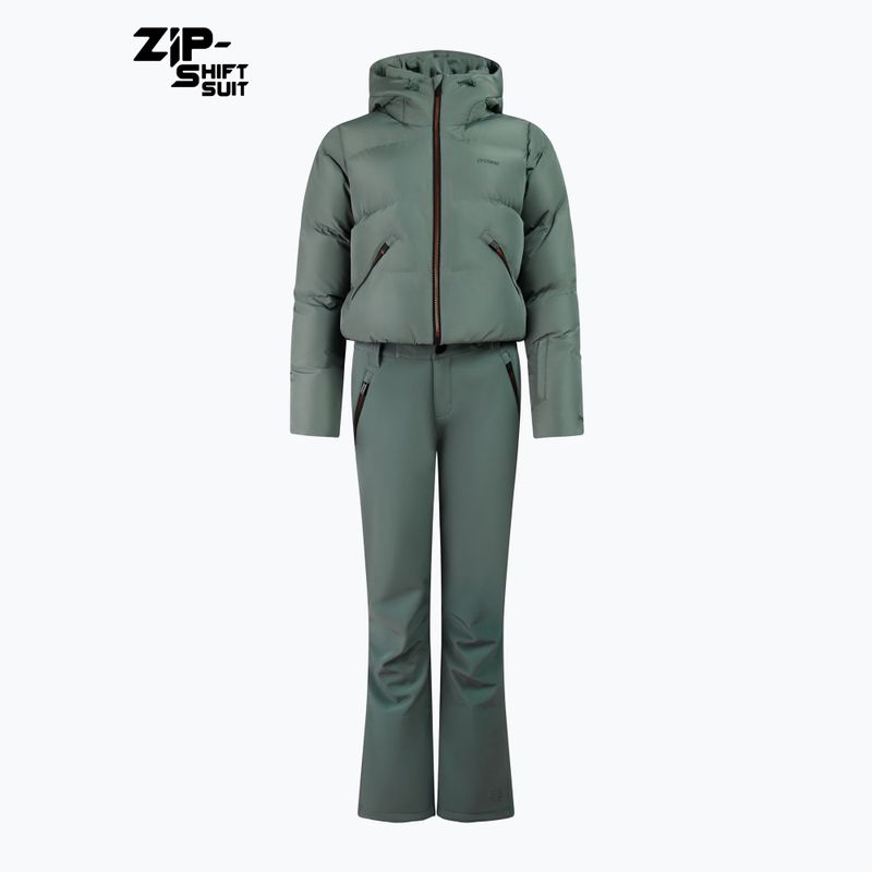 Combinezon de schi pentru femei Protest PRTBuena Zipshift evergreen 7