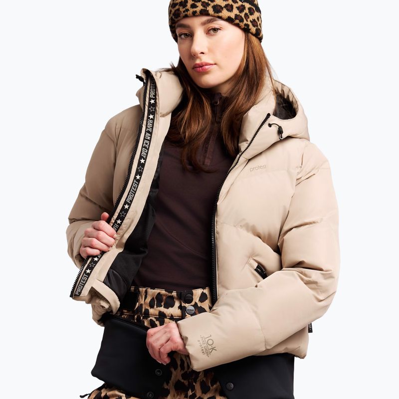 Geacă de snowboard pentru femei Protest PRTPreppydos Zipshift bamboobeige 4