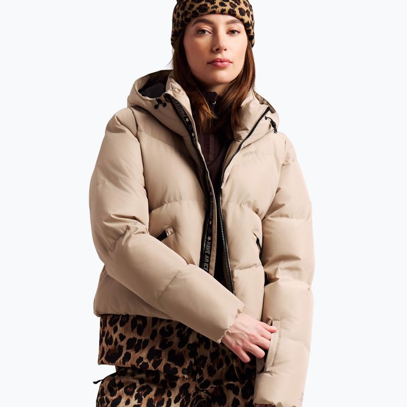Geacă de snowboard pentru femei Protest PRTPreppydos Zipshift bamboobeige 5