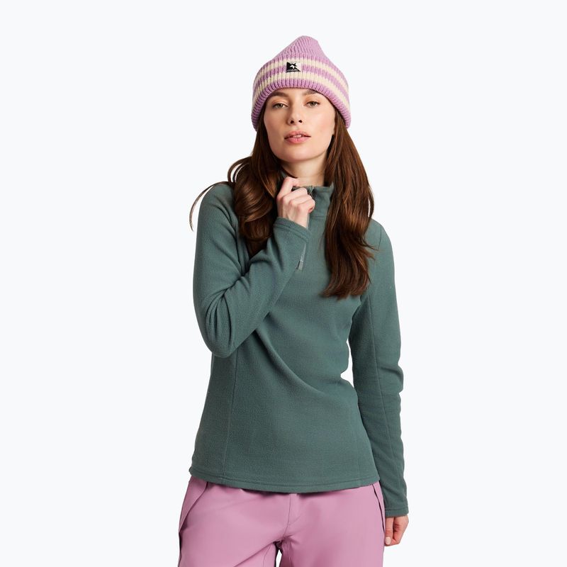 Bluză fleece pentru femei Protest PRTRemutez 1/4 Zip Active evergreen 4