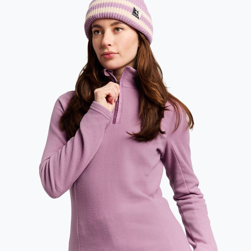 Bluză fleece pentru femei Protest PRTRemutez 1/4 Zip Active valerianlilac 4