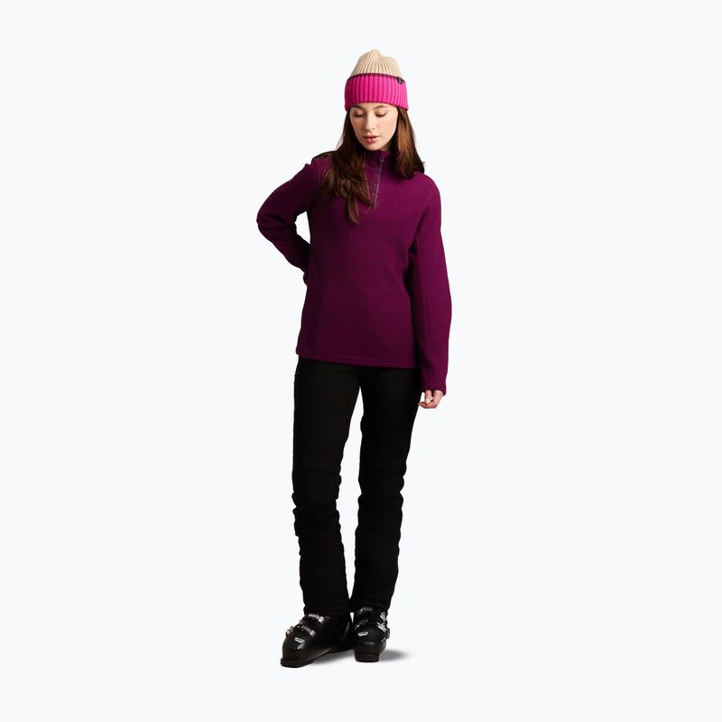 Bluză fleece pentru femei Protest PRTRemutez 1/4 Zip Active current purple 2
