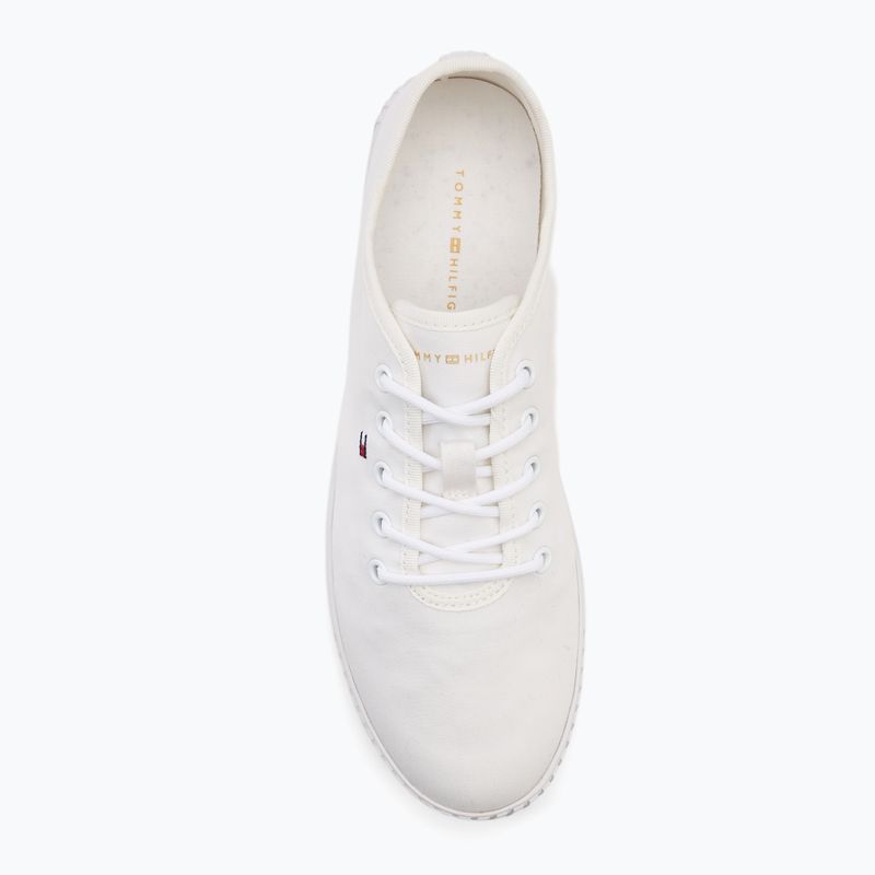 Încălțăminte pentru femei  Tommy Hilfiger Canvas Lace Up white 5