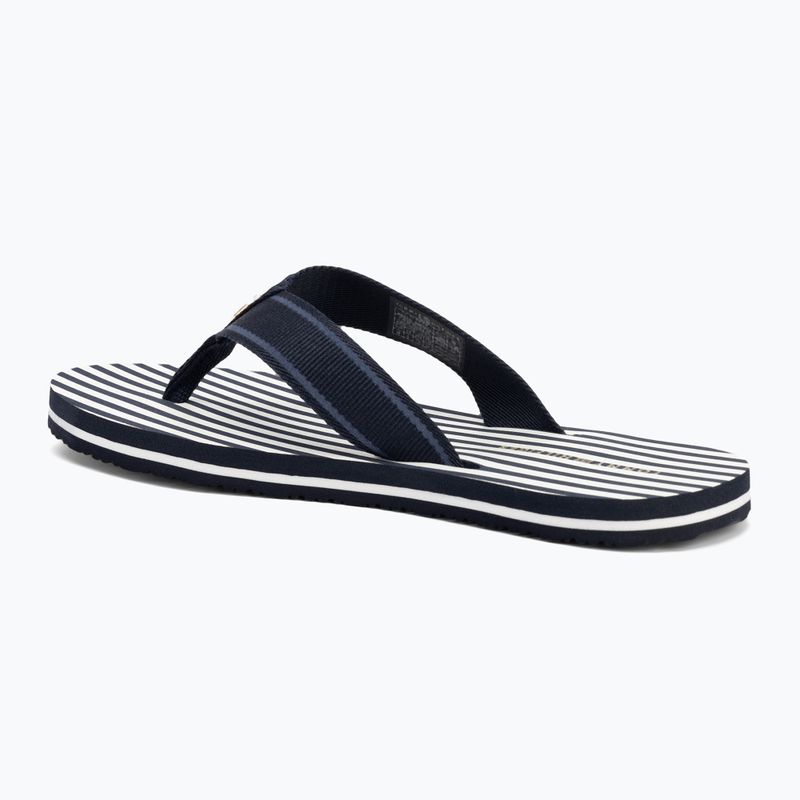 Papuci pentru femei Tommy Hilfiger Stripes Beach Sandal space blue 3