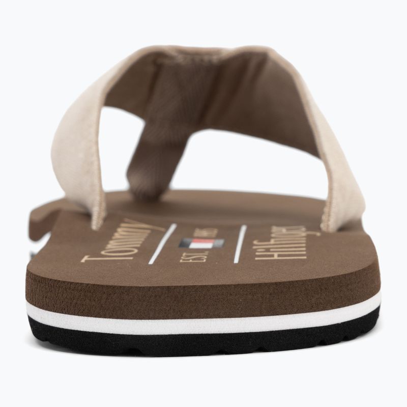 Papuci pentru bărbați Tommy Hilfiger Chambray Beach Sandal beige 6