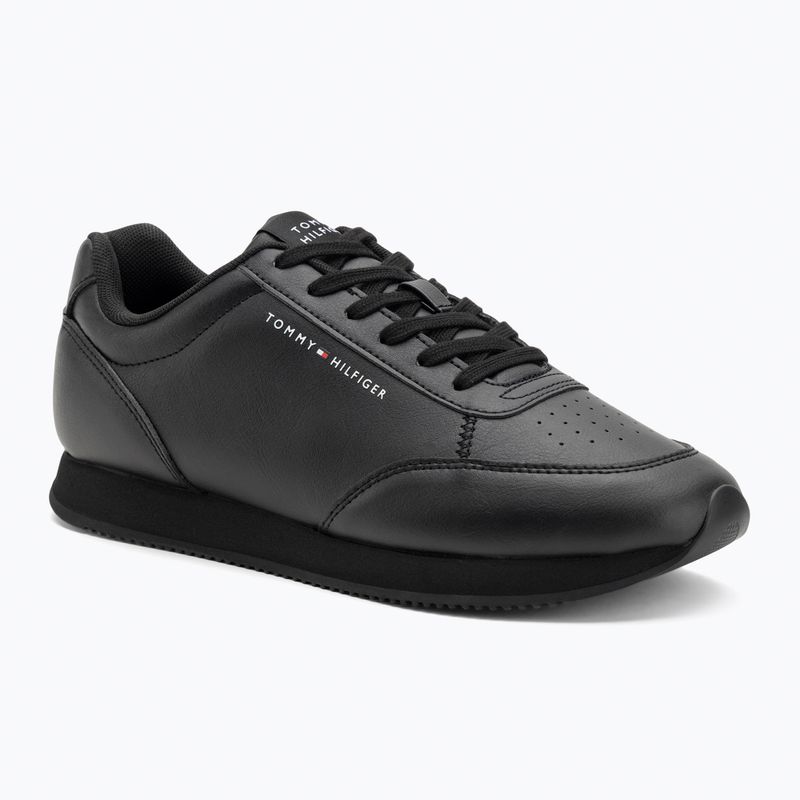 Încălțăminte pentru bărbați Tommy Hilfiger Lo Runner Pu Mix black