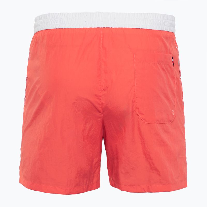 Șort de înot pentru bărbați Tommy Hilfiger Medium Drawstring pink poppy 2