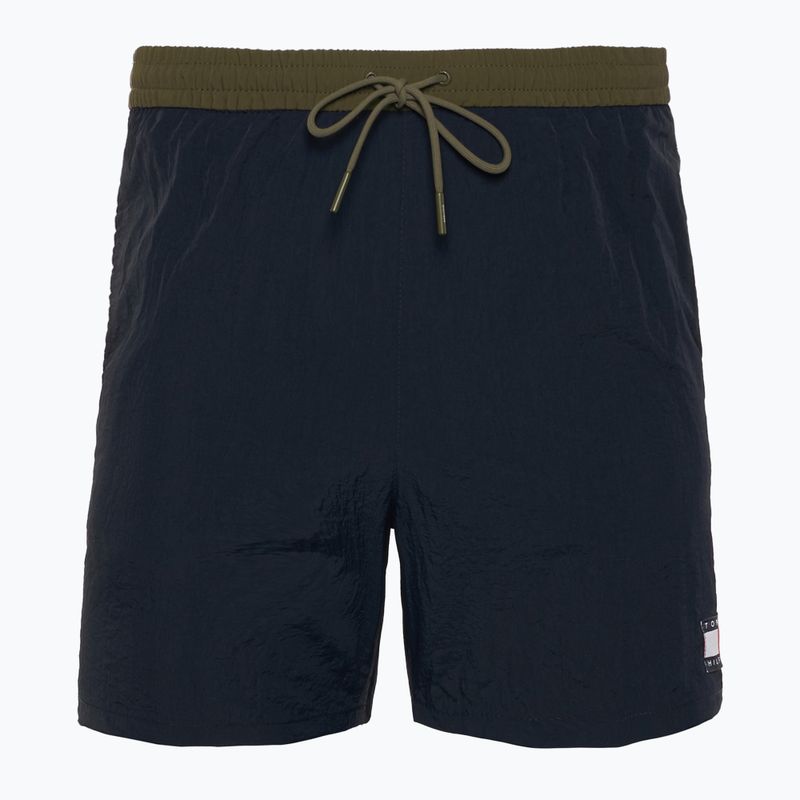 Șort de înot pentru bărbați Tommy Hilfiger Medium Drawstring desert sky