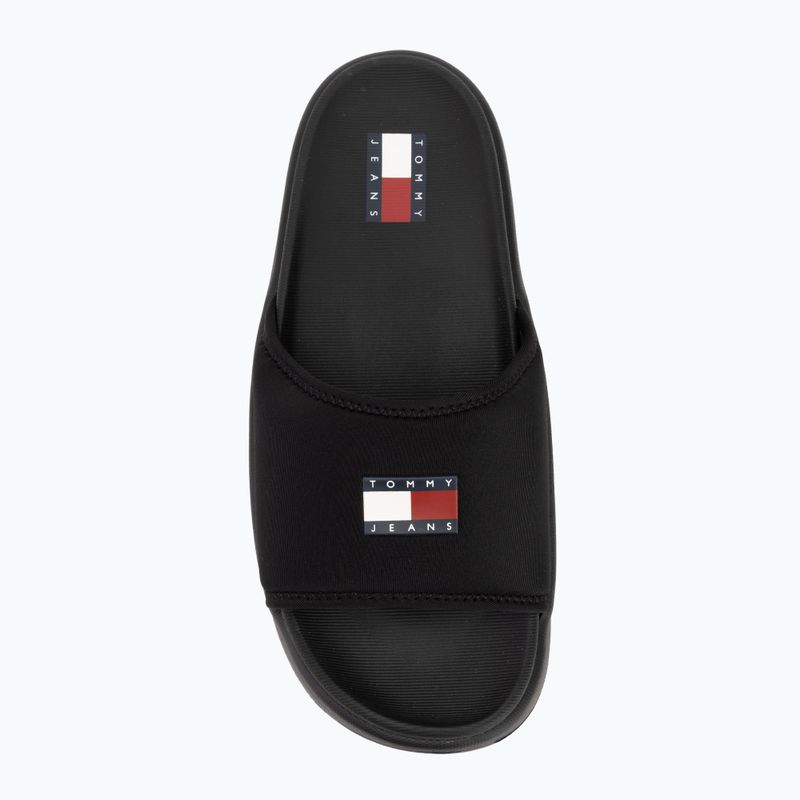 Papuci pentru femei Tommy Jeans Comfy Pool Slide black 5