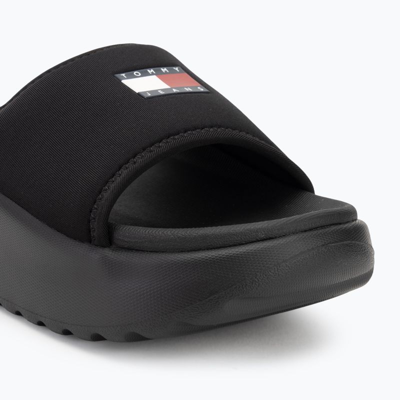 Papuci pentru femei Tommy Jeans Comfy Pool Slide black 7