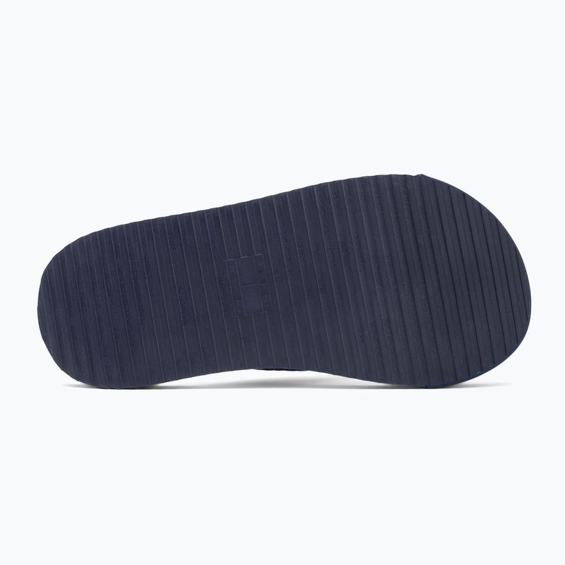 Papuci pentru bărbați Tommy Jeans Elevated Beach Sandal velvet blue 4