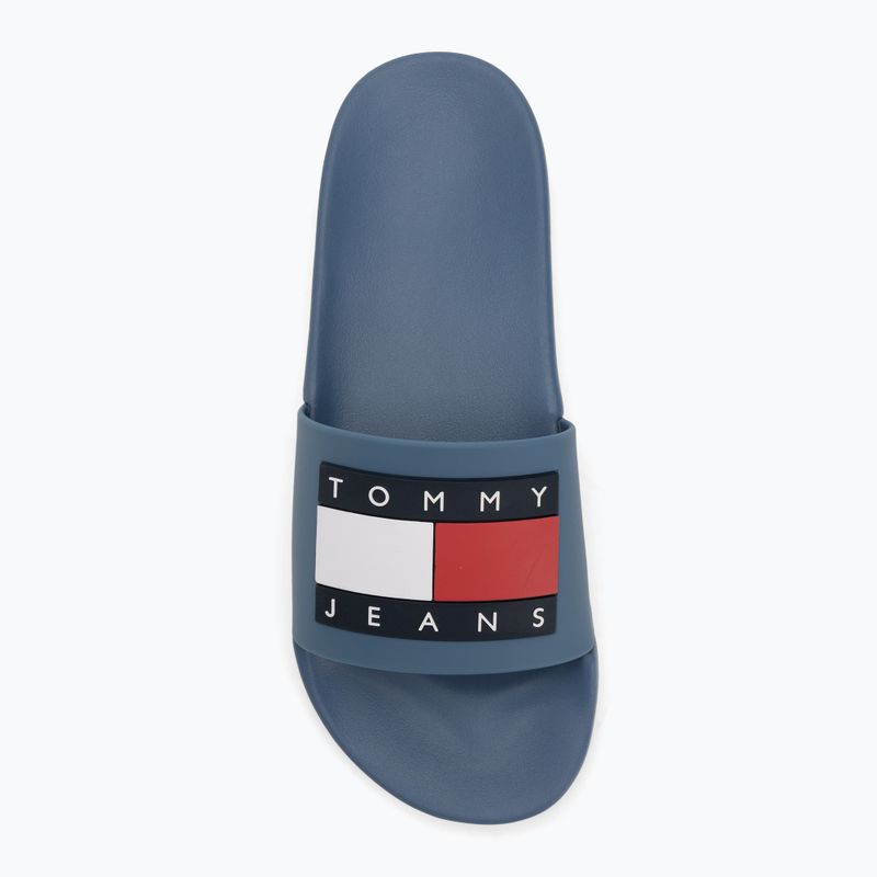Papuci pentru bărbați Tommy Jeans Pool Slide Ess DBX blue coast 5